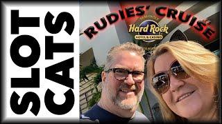VLOG  RUDIES' CRUISE  Day 1 of 5  Hard Rock Casino Tampa  The Slot Cats