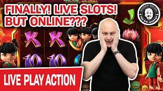 FINALLY! LIVE SLOT PLAY AGAIN!  Online Slots by Popular Request!