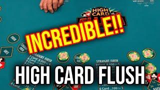 CRAZY STRAIGHT FLUSHES! EPIC COMEBACK ON HIGHCARD FLUSH!!