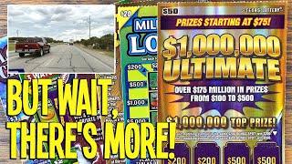 But Wait, THERE'S MORE! $50 $1,000,000 Ultimate  $220 TEXAS LOTTERY Scratch Offs