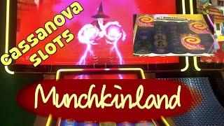 NEW GAME TO US: MUNCHKINLAND!! BONUSES AND THE WITCH FEATURES! | 500 subscriber appreciation!!