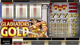 Gladiators Gold  free slots machine game preview by Slotozilla.com