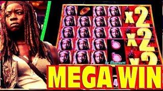 Michonne Delivers HUGE WINS! The Walking Dead 2 slot machine BIG WINS!