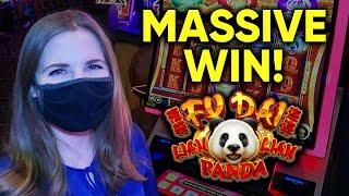MASSIVE WIN! My New Favorite Slot? Fu Dai Lian Lian Panda Slot Machine!! Super Feature!