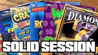 SOLID SESSION!  $20 Diamond 7s, 50X Fast Cash + MORE!   TEXAS LOTTERY Scratch Off Tickets