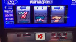 Triple Stars 5 Line $25/Spins - High Limit Slot Play Tampa Hard Rock