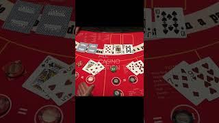 FLOPPING A STRAIGHT ON ULTIMATE TEXAS HOLD'EM FOR A HUGE WIN!! #shorts