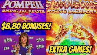RISING JACKPOTS! WINNING BONUSES & RE-TRIGGER!