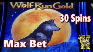 THESE WOLVES ARE ALWAYS ON MY SIDE, BUT..WOLF RUN GOLD Slot (IGT) MAX BET 30 SPINSMAX 30 #23