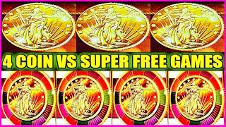 4 COIN TRIGGER ON BUFFALO GOLD REVOLUTION | RETRIGGERS | -VS-BUFFALO GOLD WONDER 4 SUPER FREE GAMES