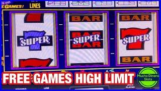 SUPER TIMES PAY SLOT HIGH LIMIT/ FREE GAMES/ $40 BETS/ MUCHO DINERO SLOTS