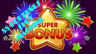 88 FORTUNES SLOT MACHINE BONUS WIN!! MAX BET!!