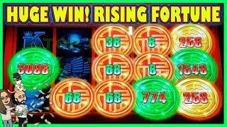 WIFE'S MAGIC TOUCH LEADS TO HUGE WIN! | RISING FORTUNE SLOT MACHINE |