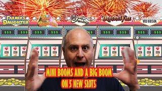 Mini Booms and a Big Boom on 5 New Slot Machines  | The Big Jackpot