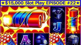 Eureka Reel Blast Slot Machine Live Play & BONUS | EPISODE-22 | Live Slot Play w/NG Slot