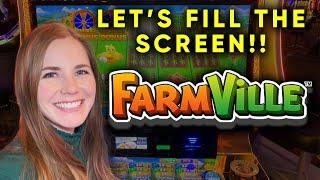 How Many Times Will I Fill The Screen? Farmville Slot Machine! BONUS!