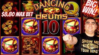 Dancing Drums Slot Machine Max Bet Bonus & BIG WIN | Live Slot Plat At Casino | Slot Machine Big Win