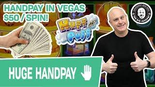 Huff N' Puff HANDPAY in VEGAS!  $50/Spin BONUS Jackpot