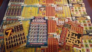 SCRATCHCARDS....FULL OF £1000s..MONOPOLY..COSMIC CASH
