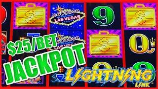 Lightning Link High Stakes HANDPAY JACKPOT ️HIGH LIMIT $25 MAX BET Bonus Round Slot Machine Casino