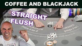 Feb 6 - $60,000 INSANE BLACKJACK SIDE BET - Coffee and Blackjack -