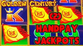 HIGH LIMIT Dragon Link GOLDEN CENTURY & HAPPY & PROSPEROUS 2 HANDPAY JACKPOT $50 Bonus Slot Machine