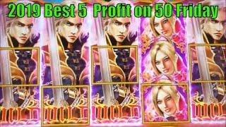 BEST 5 PROFIT IN 2019 ON 50 FRIDAY50 Videos (150 Slot games) uploaded on YouTube in 2019彡栗スロ/カジノ