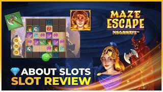 Maze Escape Megaways by Fantasma Games! Exclusive Video Review by Aboutslots.com for Casinodaddy!