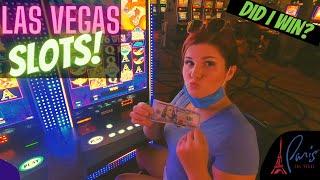 I Put $100 in a Slot at the Paris Hotel - Here's What Happened!  Las Vegas 2020