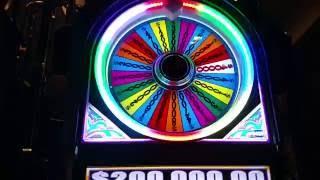 SWINGING FOR THE FENCES !!! LIVE PLAY  $100 Wheel of Fortune Slot Machine