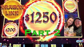 MORE JACKPOTS WHILE CHASING THAT MAXED OUT MAJOR! Part 2 of our DRAGON LINK Festivities!