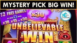 MYSTERY PICK BIG WIN ON 5 DRAGONS GRAND SLOT MACHINE! w/5 Symbol trigger on 5 Dragons Deluxe!