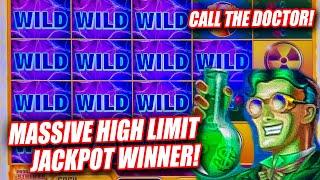 CALL THE DOCTOR WITH THIS MASSIVE HIGH LIMIT JACKPOT WIN  DR JACKPOT $40 BETS  BIGGEST JACKPOT!