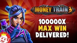 MONEY TRAIN 3 DELIVERS ANOTHER WHOPPING 100,000X MAX WIN!