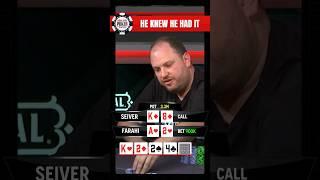 Poker Player Gets Smacked By QUADS #wsop #shorts