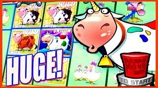 • OMG! • HUGE MAX BET WIN! • James FINDS the UNICOW AGAIN!! | Planet Moolah Slot