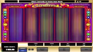 FREE Carnaval  slot machine game preview by Slotozilla.com