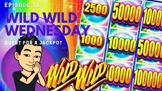 WILD WILD WEDNESDAY! QUEST FOR A JACKPOT [EP 36]  WILD WILD PEARL Slot Machine (Aristocrat)