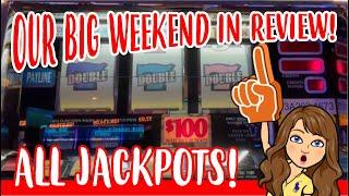 Handpay Jackpot Slots Compilation from our HUGE Horseshoe Bossier City Weekend ALL JACKPOTS