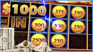 $1,000 on Lightning Link  THOUSAND Dollar Thursdays  High Roller Bet Edition