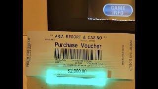 ARIA SPIN HIGH LIMIT ~ TRIPLE PLAY VIDEO POKER ~ DOUBLE SUPER TIMES PAY with A $2K Purchase Voucher
