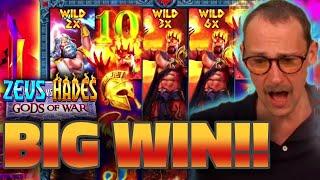 CASINODADDY'S EXCITING BIG WIN ON ZEUS VS HADES GODS OF WAR! New slot from Pragmatic Play