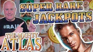 Rare High Limit Mighty Atlas Slot Jackpots Plus Clickfather Video Poker!