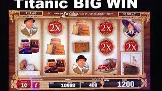 Titanic Live Play at MAX BET with Feature and BONUS and BIG WIN. Cosmopolitan Las Vegas slot machine