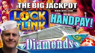ANOTHER HANDPAY!  LOCK IT LINK DIAMONDS PAYS OUT BIG! | The Big Jackpot