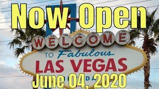 Las Vegas Reopening Day June 04 2020