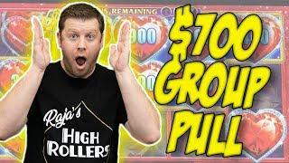 $700 Slot GROUP PULL at Sea! Brian of Denver Bets BIG on Lock It Link!
