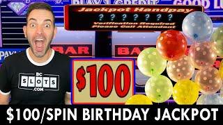 NON-STOP $100 SPINS  BIRTHDAY JACKPOT at Live! Casino Maryland!