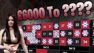 £6,000 vs Live Roulette!!!