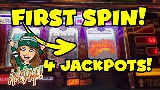 You Won't Believe It! First Spin AND Last Spin Jackpots (TWICE!)!! Pinball and Huff 'n Puff!